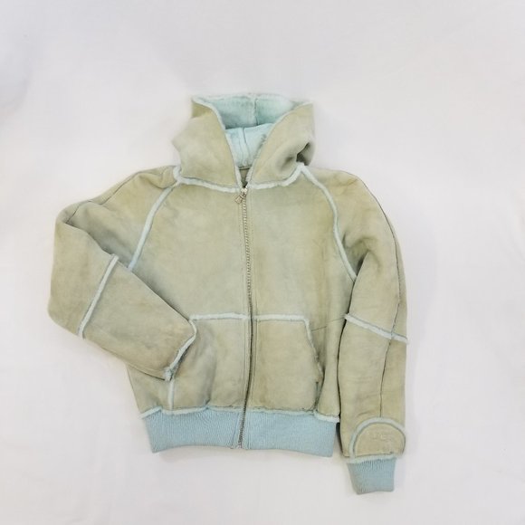 UGG Green and Cream Jacket - Picture 1 of 6
